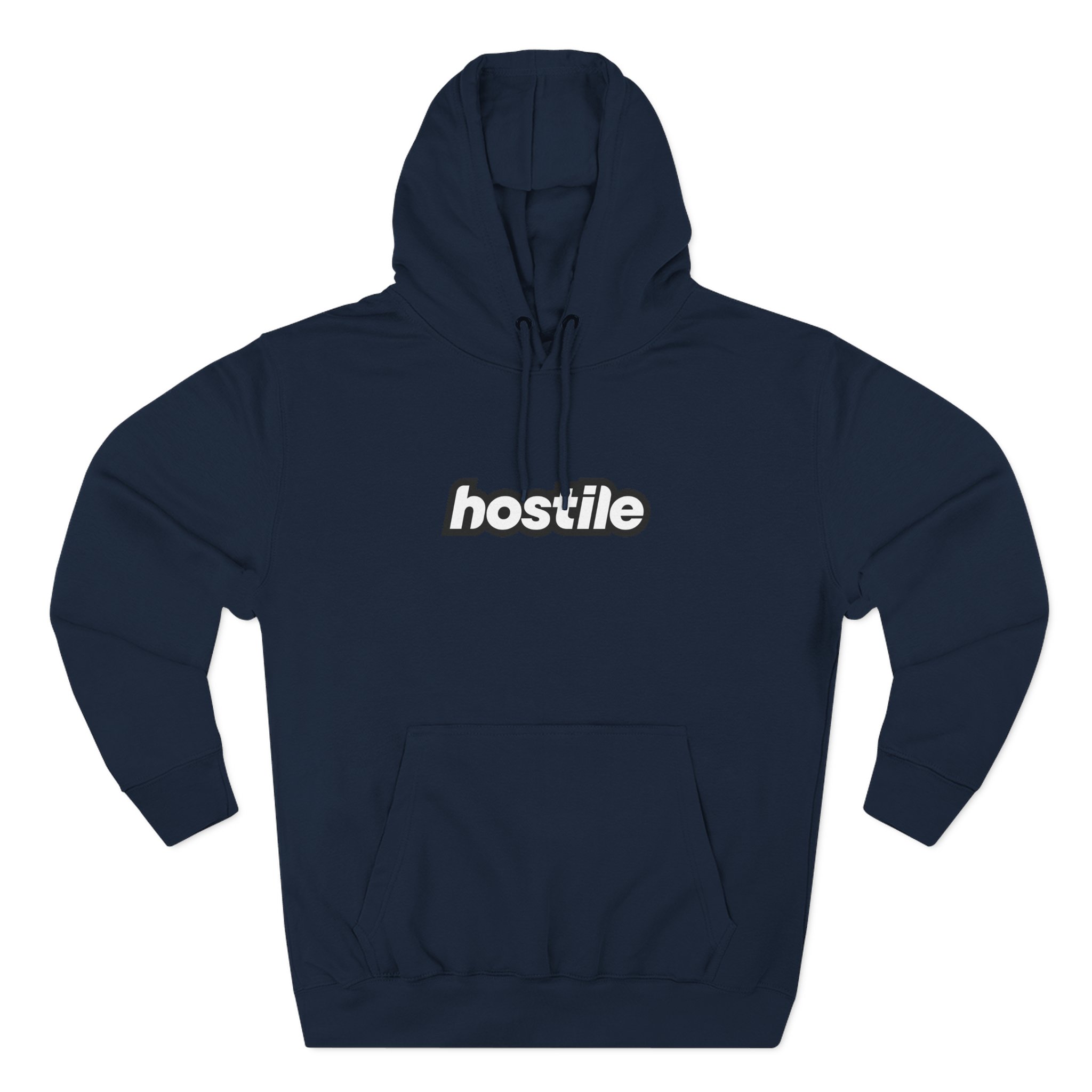 Copy of Copy of Hostile Logo Hoodie — Minimal Red Box Graphic Pullover - Image 41