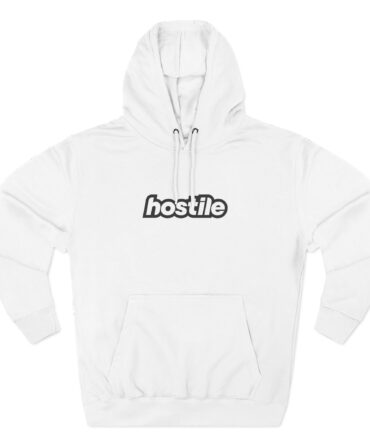 Copy of Copy of Hostile Logo Hoodie — Minimal Red Box Graphic Pullover