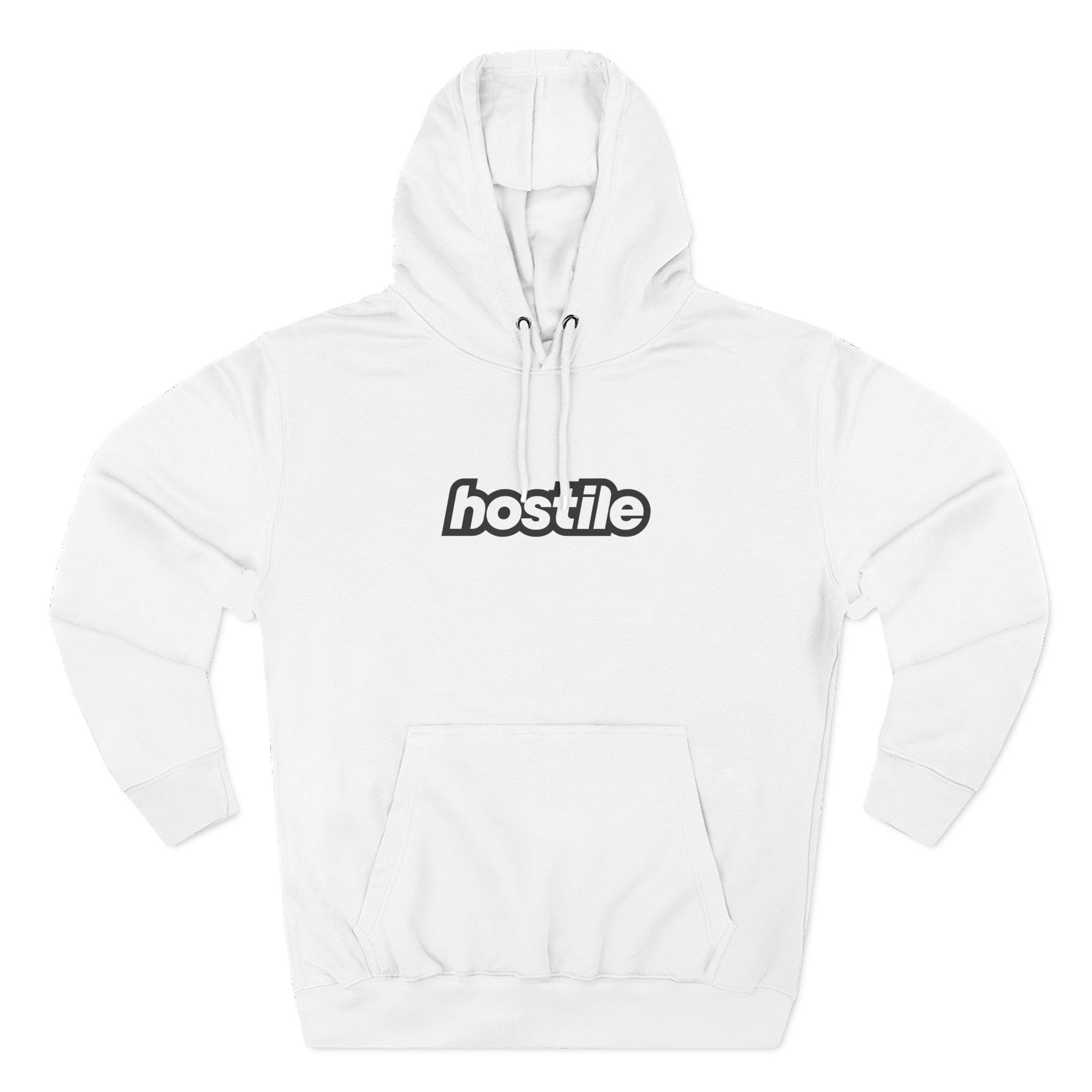 Copy of Copy of Hostile Logo Hoodie — Minimal Red Box Graphic Pullover