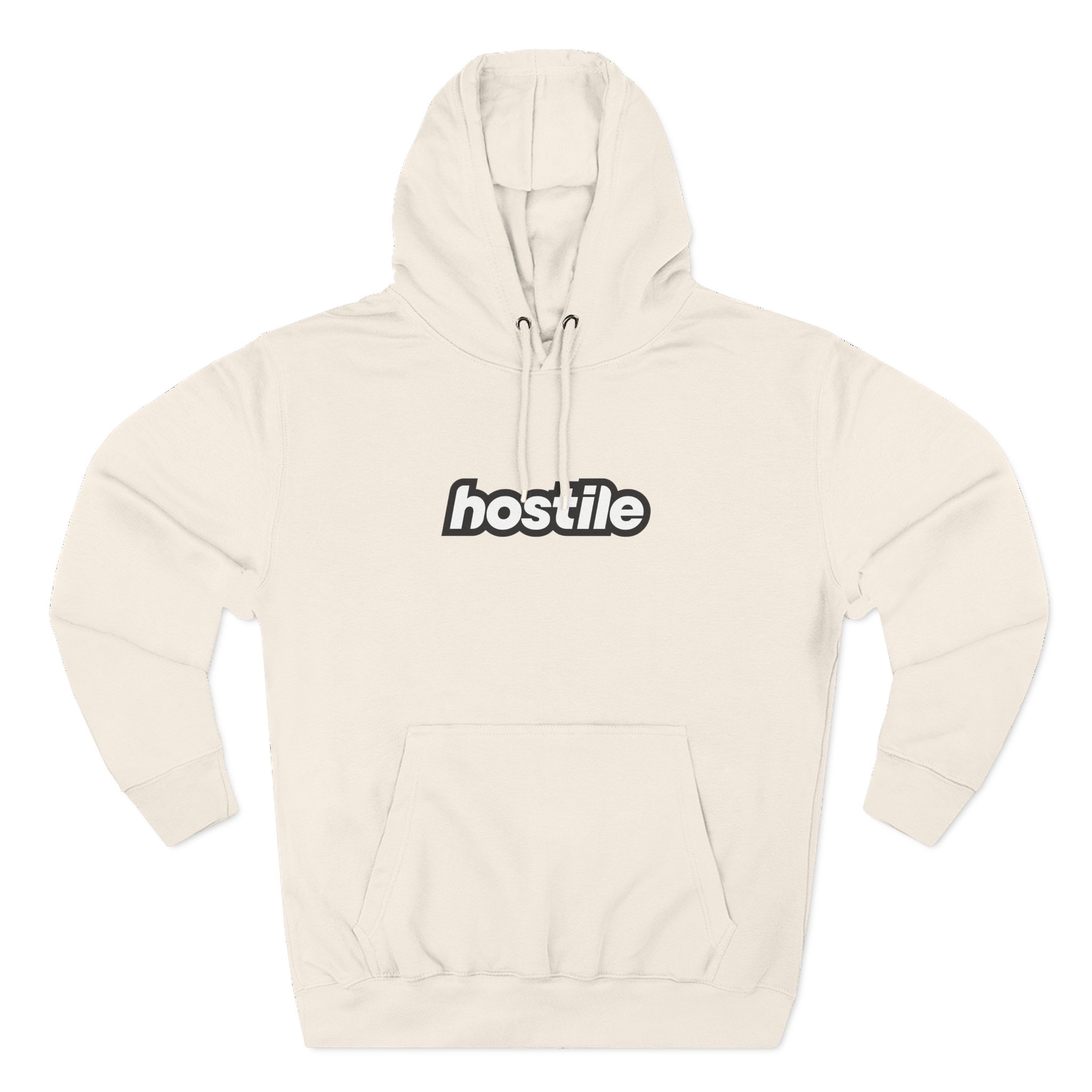 Copy of Copy of Hostile Logo Hoodie — Minimal Red Box Graphic Pullover - Image 17